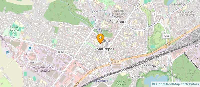 localisation de l'entreprise MADAME SABRINA BOUBAKA  MAUREPAS