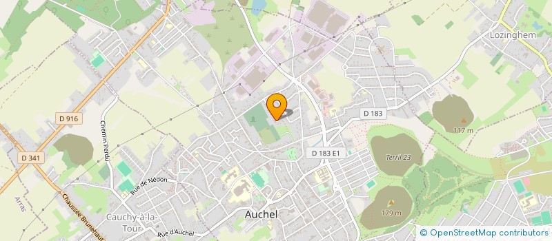 localisation de l'entreprise MADAME SABRINA BOUCHET  AUCHEL