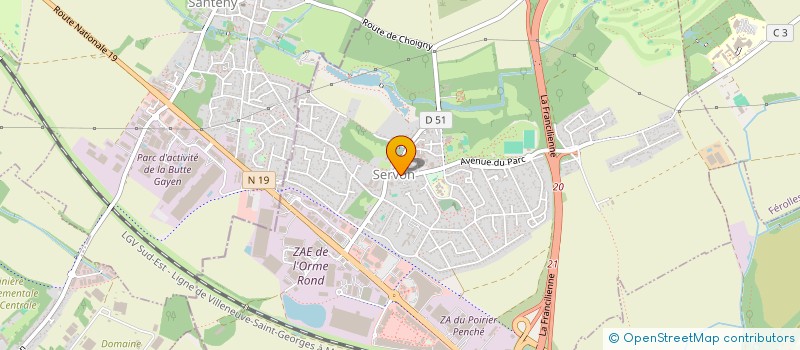 localisation de l'entreprise MADAME SABRINA BOUDAOUA  SERVON