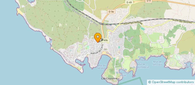 localisation de l'entreprise MADAME SABRINA BOUDJEMAA à MARTIGUES
