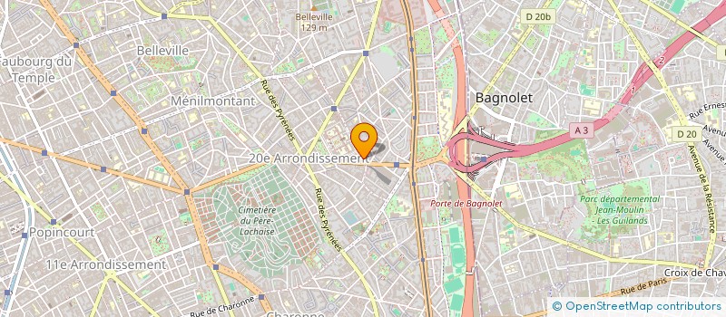 localisation de l'entreprise MADAME SABRINA BOUGHEZAL  PARIS