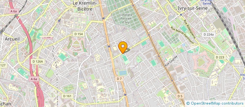 localisation de l'entreprise MADAME SABRINA BOUGUELOUZ  VILLEJUIF