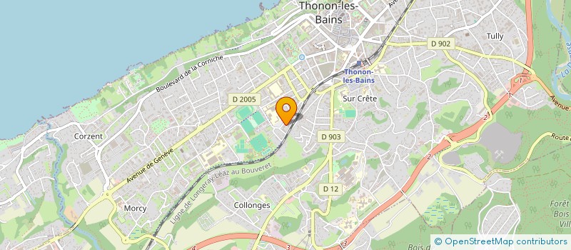 localisation de l'entreprise MADAME SABRINA BOUHALLOUFA à THONON-LES-BAINS