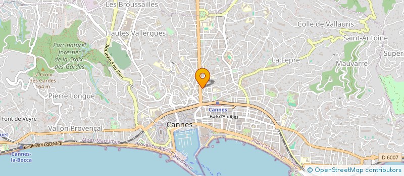 localisation de l'entreprise MADAME SABRINA BOUHIT GIANONATTI à CANNES