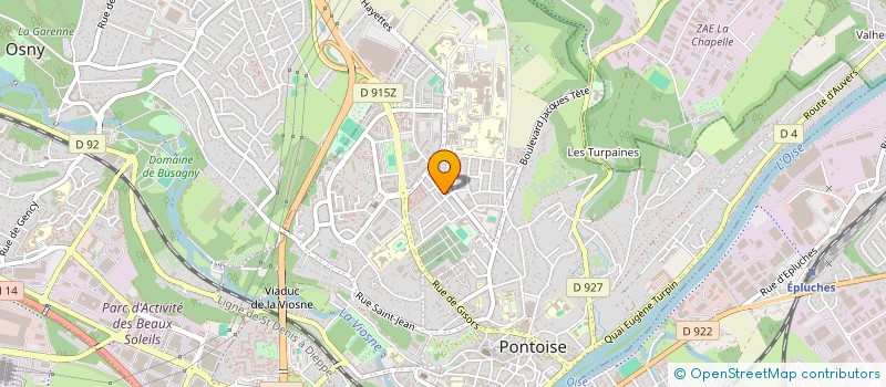 localisation de l'entreprise MADAME SABRINA BOUKI à PONTOISE