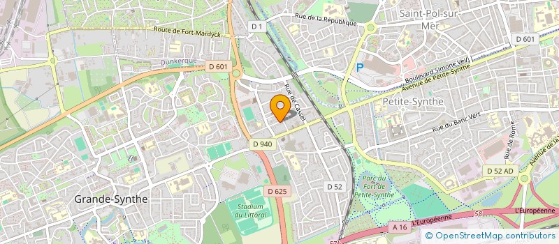 localisation de l'entreprise MADAME SABRINA BOULANGER à DUNKERQUE