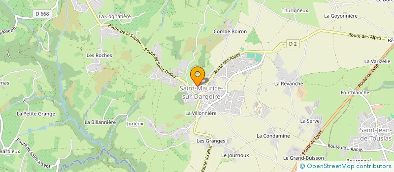 localisation de l'entreprise MADAME SABRINA BOULANGER  CHABANIERE