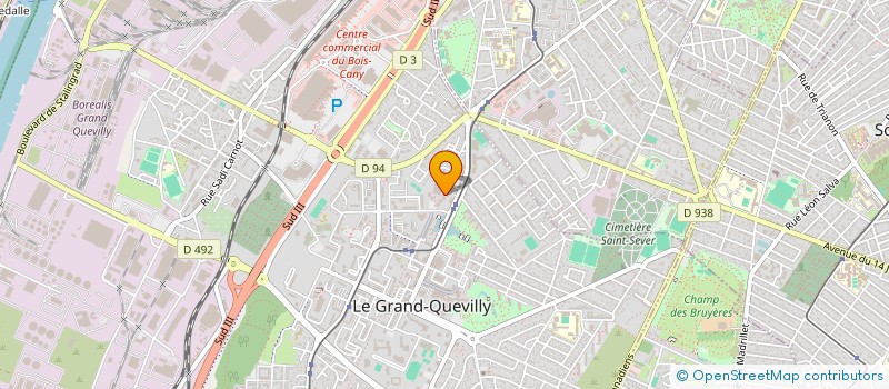 localisation de l'entreprise MADAME SABRINA BOULHAT  LE GRAND-QUEVILLY