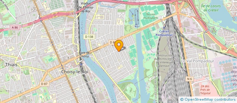 localisation de l'entreprise MADAME SABRINA BOULOUKBACHI  CHOISY-LE-ROI