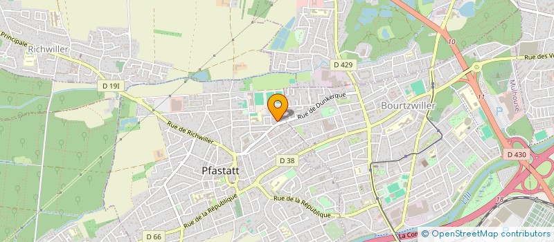 localisation de l'entreprise MADAME SABRINA BOUMEZBEUR à PFASTATT