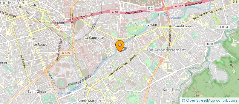 localisation de l'entreprise MADAME SABRINA BOUNAAS à MARSEILLE