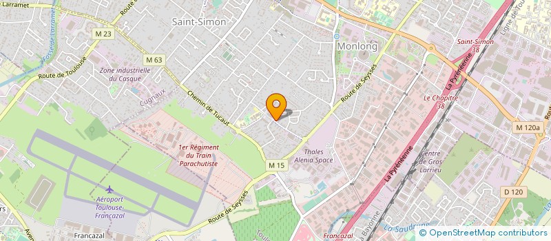 localisation de l'entreprise MADAME SABRINA BOUNOUA à TOULOUSE