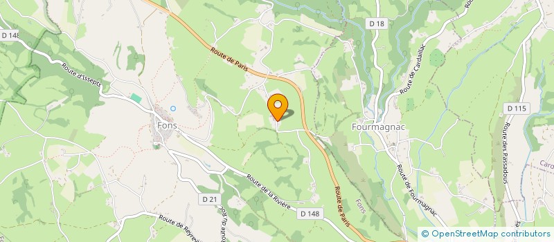 localisation de l'entreprise MADAME SABRINA BOUQUET  FONS