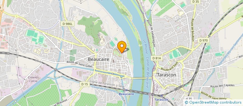 localisation de l'entreprise MADAME SABRINA BOURKANE à BEAUCAIRE