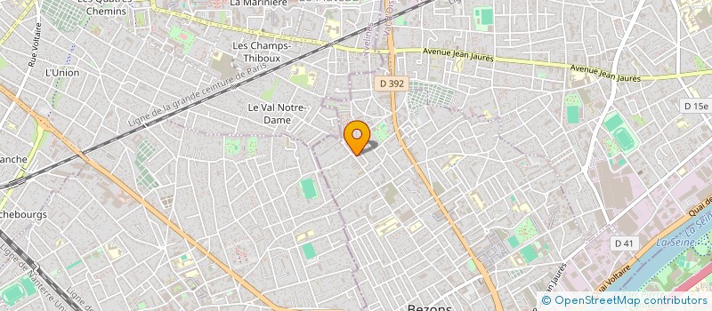 localisation de l'entreprise MADAME SABRINA BOUSBIH  BEZONS