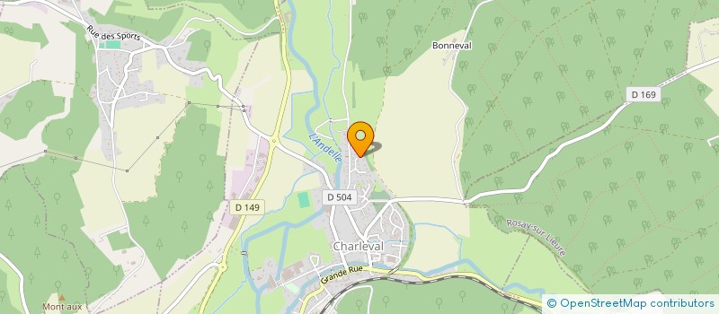 localisation de l'entreprise MADAME SABRINA BOUY  CHARLEVAL