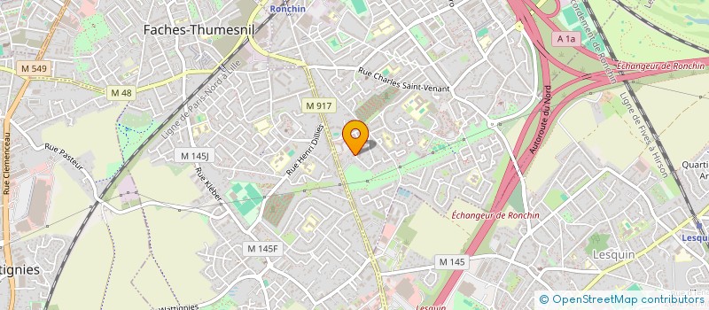 localisation de l'entreprise MADAME SABRINA BOUZAIENE  RONCHIN