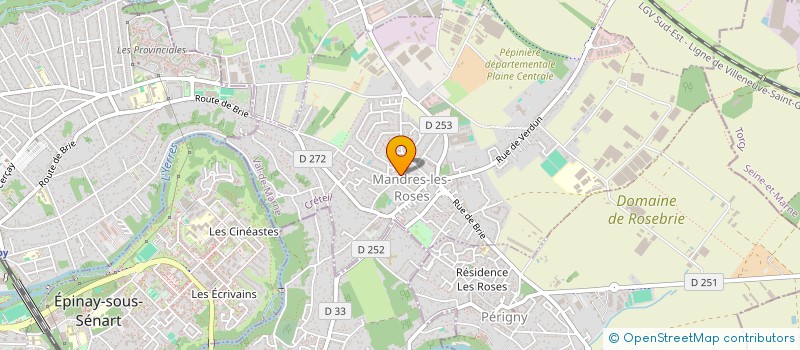 localisation de l'entreprise MADAME SABRINA BOUZIANE  MANDRES-LES-ROSES