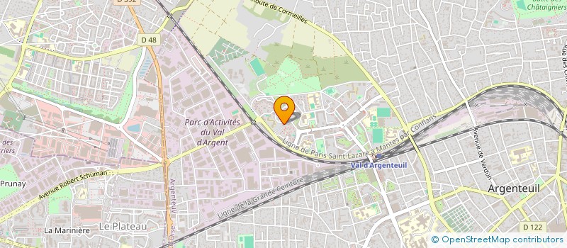 localisation de l'entreprise MADAME SABRINA BOUZOUANE  ARGENTEUIL