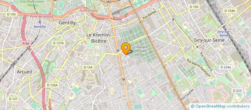 localisation de l'entreprise MADAME SABRINA BOUZOURENE  LE KREMLIN-BICETRE