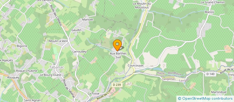 localisation de l'entreprise MADAME SABRINA BOZZANO  LE TOURNE