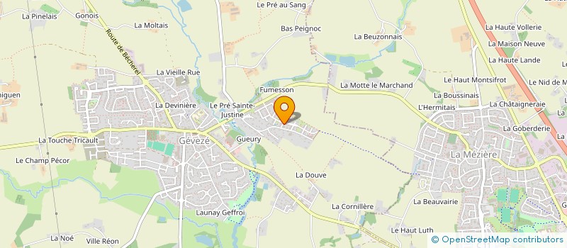 localisation de l'entreprise MADAME SABRINA BRANDILY  GEVEZE