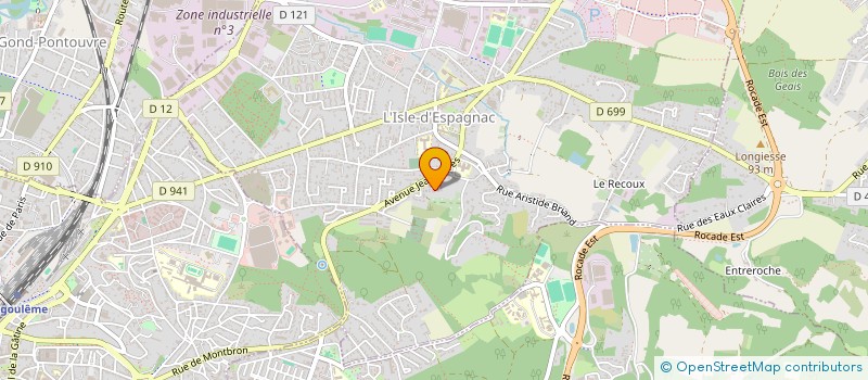 localisation de l'entreprise MADAME SABRINA BRENON  L'ISLE-D'ESPAGNAC