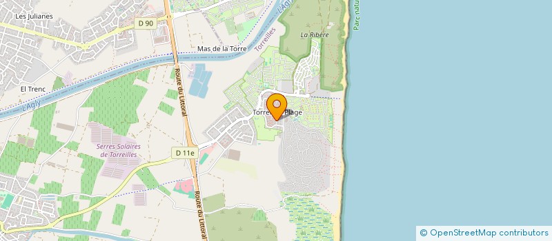 localisation de l'entreprise MADAME SABRINA BRUCHET  TORREILLES