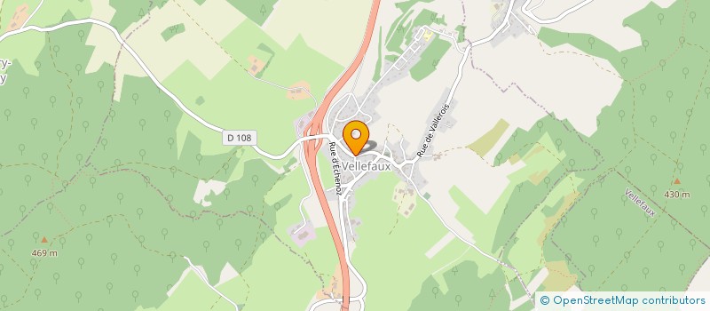 localisation de l'entreprise MADAME SABRINA BRUNO  VELLEFAUX