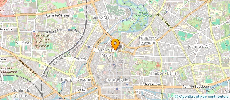 localisation de l'entreprise MADAME SABRINA BUARD  RENNES