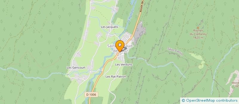 localisation de l'entreprise MADAME SABRINA BUSILLET  SAINT-THIBAUD-DE-COUZ