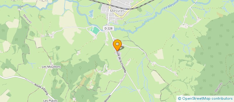 localisation de l'entreprise MADAME SABRINA CABUT  MESVRES