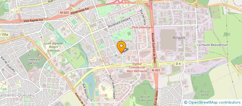 localisation de l'entreprise MADAME SABRINA CALDARAS  METZ