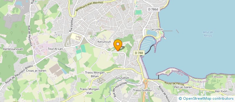 localisation de l'entreprise MADAME SABRINA CALLIOT à PERROS-GUIREC