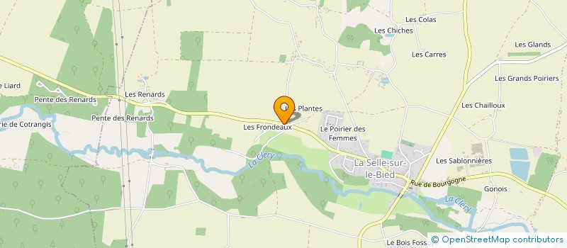 localisation de l'entreprise MADAME SABRINA CALLY à LA SELLE-SUR-LE-BIED