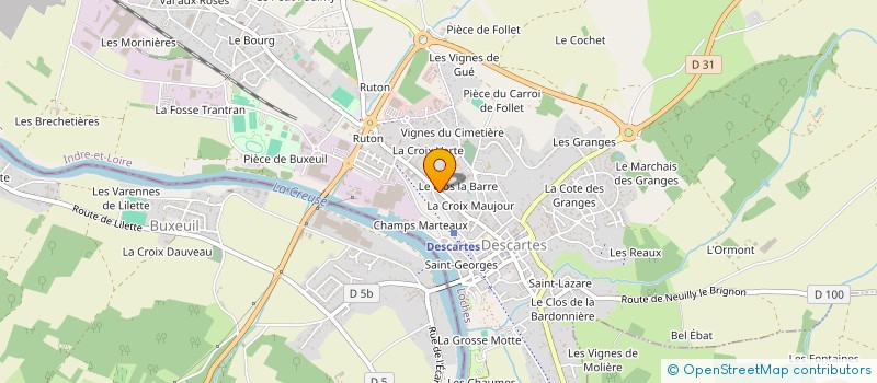 localisation de l'entreprise MADAME SABRINA CAMENSULI à DESCARTES