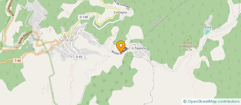 localisation de l'entreprise MADAME SABRINA CARTA  SARTENE