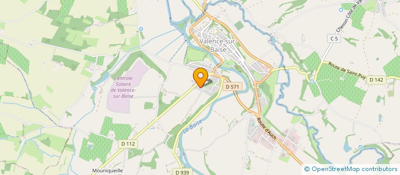 localisation de l'entreprise MADAME SABRINA CASALE  MAIGNAUT-TAUZIA