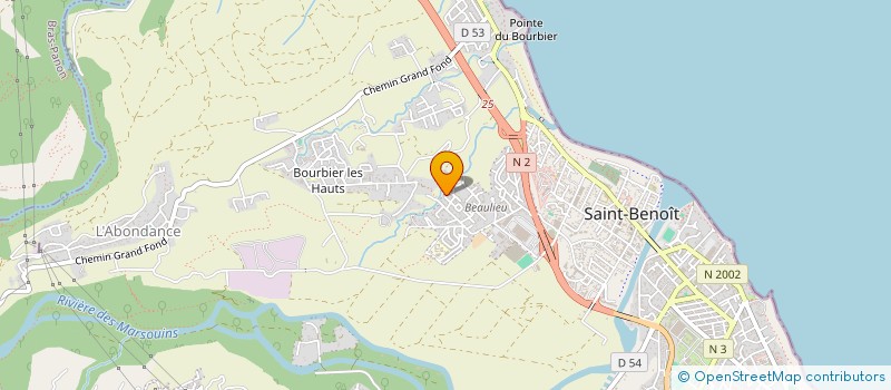 localisation de l'entreprise MADAME SABRINA CAZAL à SAINT-BENOIT