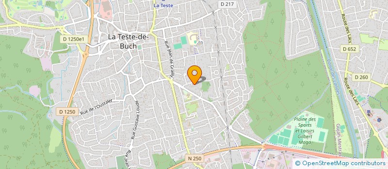 localisation de l'entreprise MADAME SABRINA CAZALS à LA TESTE-DE-BUCH