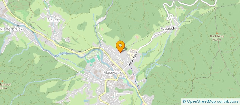 localisation de l'entreprise MADAME SABRINA CAZIN  MASEVAUX-NIEDERBRUCK