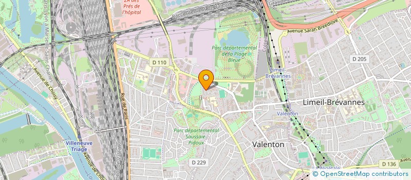 localisation de l'entreprise MADAME SABRINA CEBAREC  VALENTON