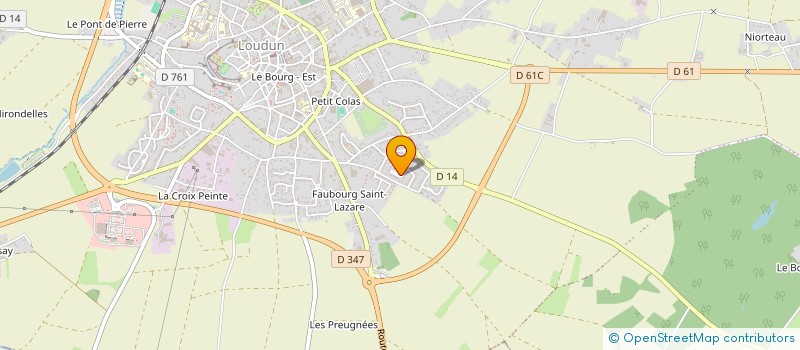 localisation de l'entreprise MADAME SABRINA CERVANTES  LOUDUN