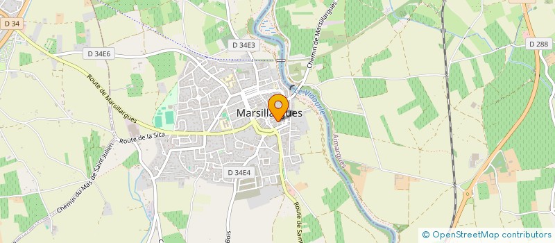 localisation de l'entreprise MADAME SABRINA CEZETTE à MARSILLARGUES