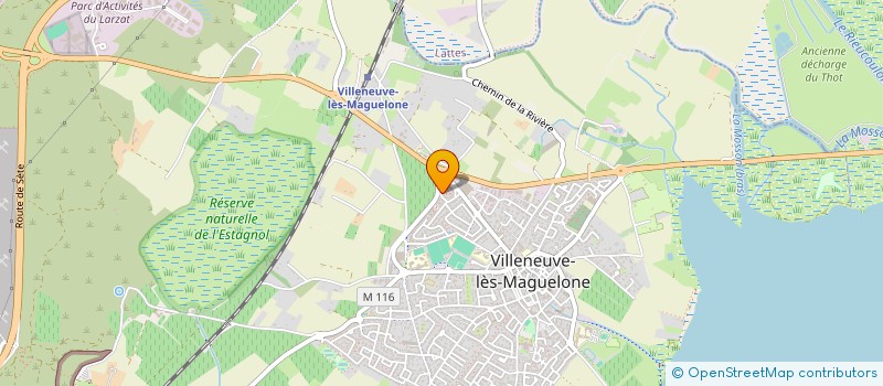 localisation de l'entreprise MADAME SABRINA CHABEAUDIE  VILLENEUVE-LES-MAGUELONE