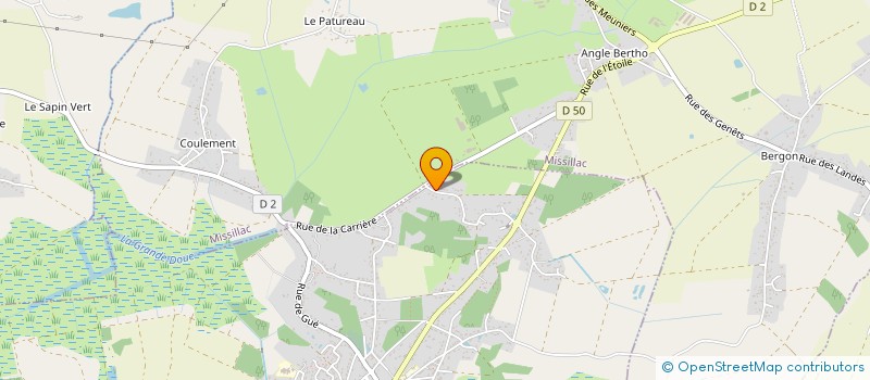 localisation de l'entreprise MADAME SABRINA CHARBONNEAU à LA CHAPELLE-DES-MARAIS