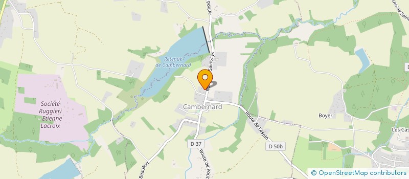 localisation de l'entreprise MADAME SABRINA CHARDELIN  CAMBERNARD