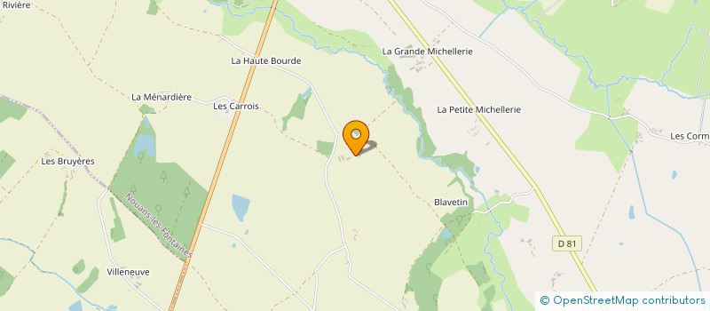 localisation de l'entreprise MADAME SABRINA CHARPENTIER  NOUANS-LES-FONTAINES