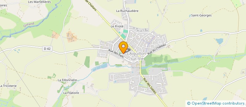 localisation de l'entreprise MADAME SABRINA CHARRIER à L'AIGUILLON-SUR-VIE
