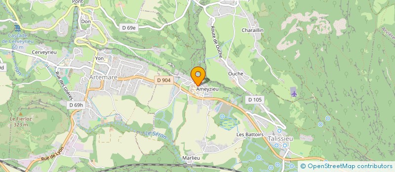 localisation de l'entreprise MADAME SABRINA CHARRIER  TALISSIEU